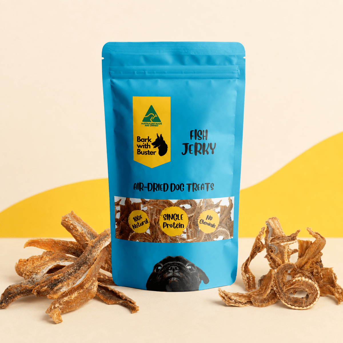 Wholesale Fish Jerky - Bark with Buster